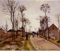 Pissarro, Camille - The Road to Caint-Cyr at Louveciennes
